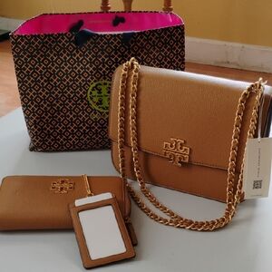 💥BRAND NEW WITH TAGS TORY BURCH SHOULDER BAG & WALLET